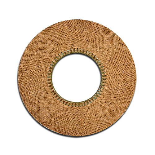 Resin Treated Diagonally Cut Sisal Cloth Buff Wheel Hardened for Heavy Metal Cutting Polishing