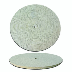 Sisal buffing wheel for metal polishing