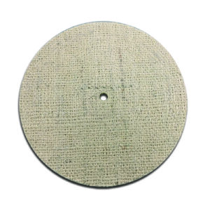 White Full Sisal Buff Wheel Natural Untreated Soft Cut for Intermediate Metal Polishing