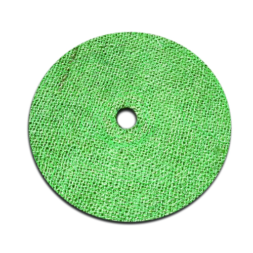 Green Resin Treated Full Sisal Buff Wheel Medium Hardness for Intermediate Stainless Steel Polishing