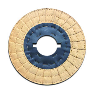 Pleated Sisal Buffing Wheel for metal polishing