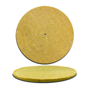 Resin Treated Full Flat Sisal Buff Wheel for Heavy Stainless Steel Rough Polishing
