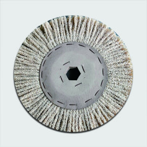 Untreated Eight-Strand Sisal Hemp Buff Wheel for Mild Stainless Steel Polishing