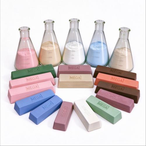 MEGA solid polishing compound collection industrial buffing wax for metal mirror polishing