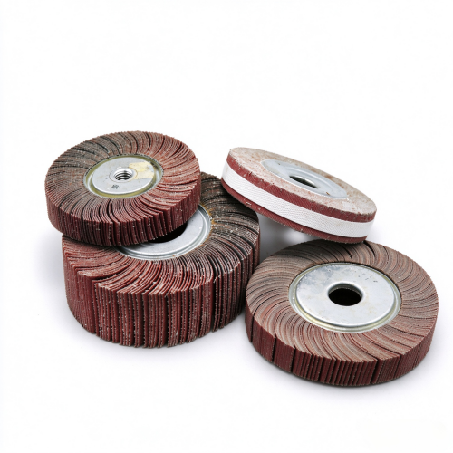 Industrial flap wheel collection for metal, wood and hardware grinding & contour polishing